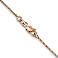 14k Rose Gold 1.05mm D/C Spiga Chain-RSC4-16