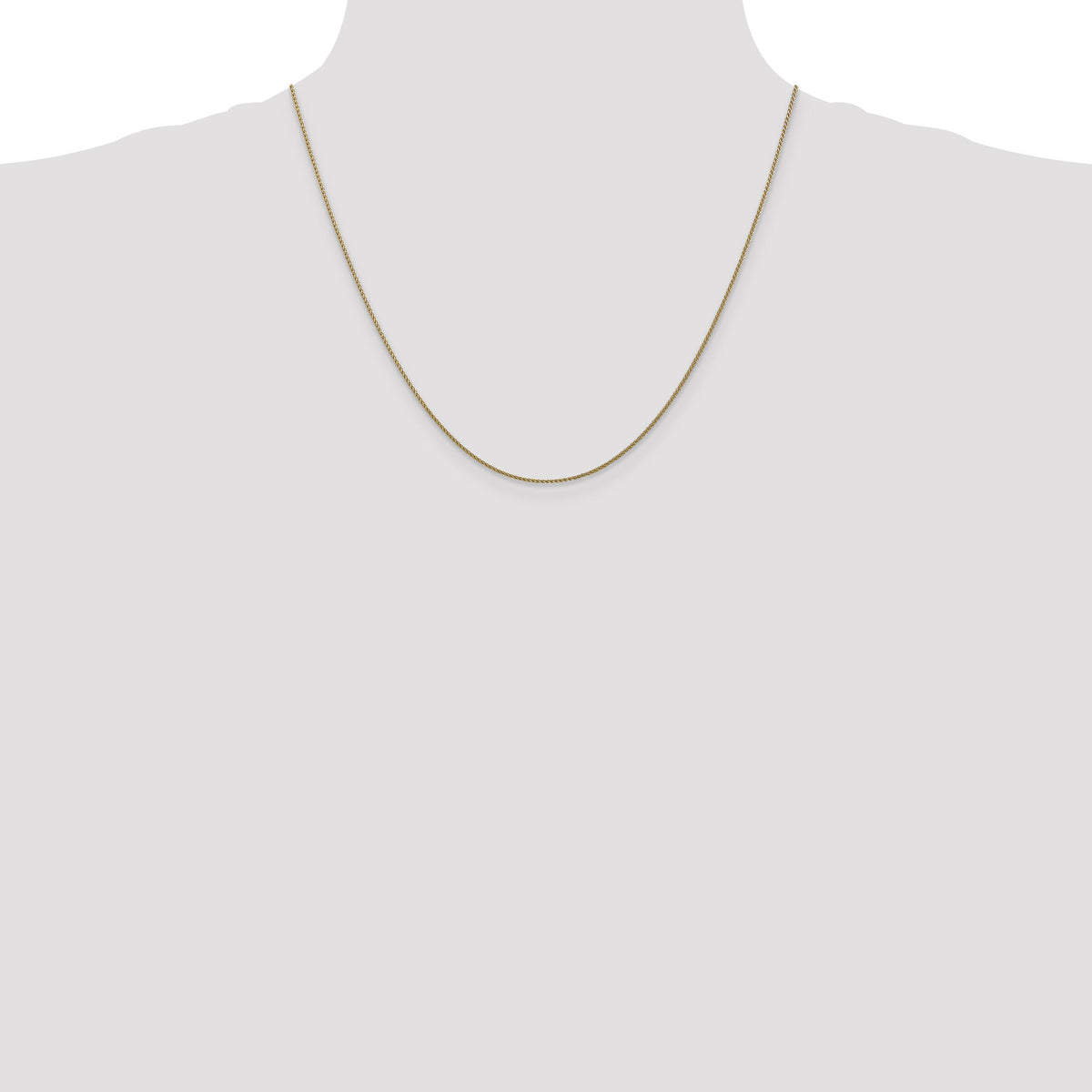 14k Rose Gold 1.05mm D/C Spiga Chain-RSC4-20