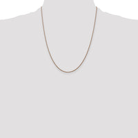 14k Rose Gold 1.05mm D/C Spiga Chain-RSC4-22