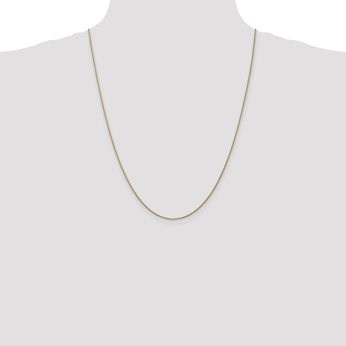 14k Rose Gold 1.05mm D/C Spiga Chain-RSC4-24