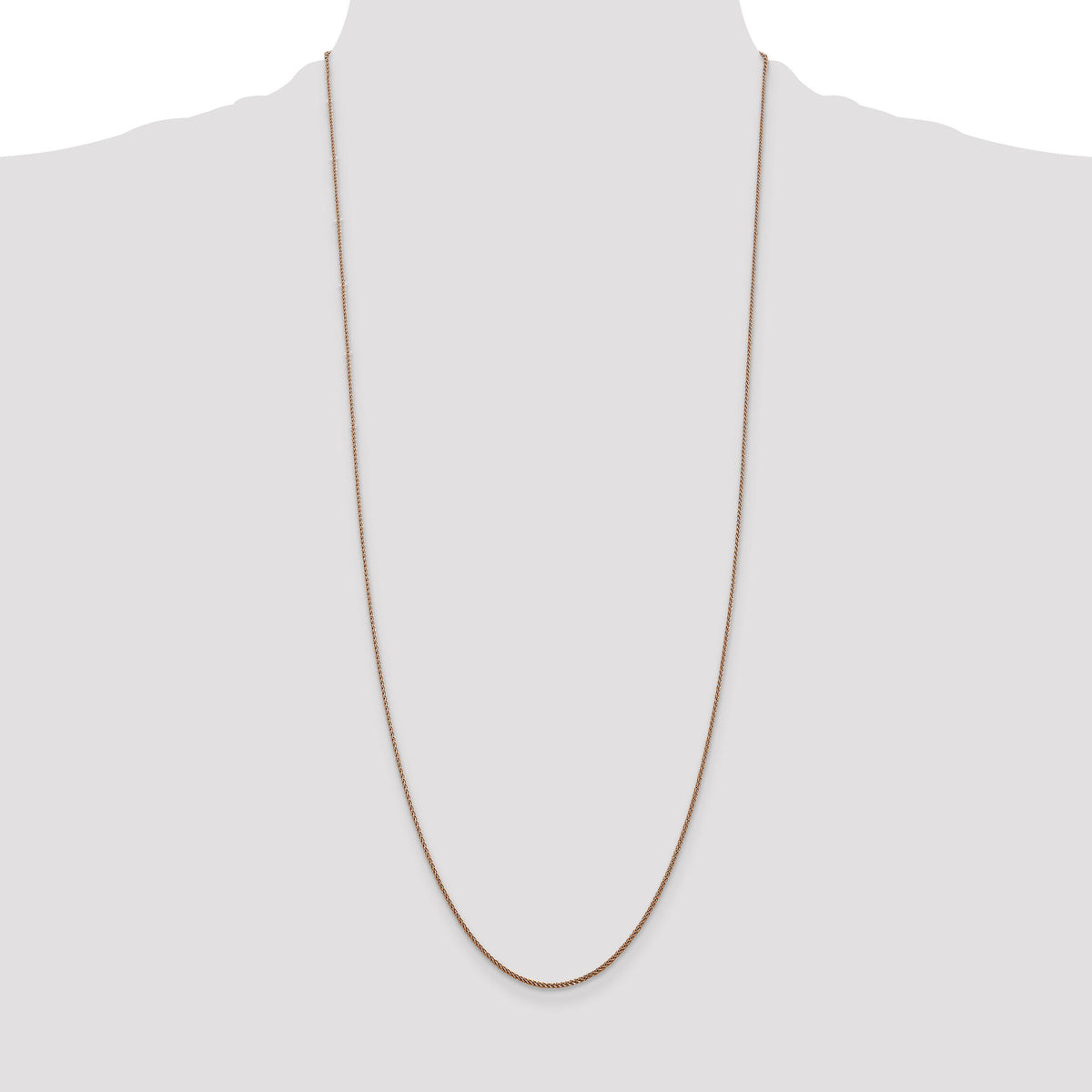 14k Rose Gold 1.05mm D/C Spiga Chain-RSC4-30