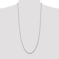 14k Rose Gold 1.05mm D/C Spiga Chain-RSC4-30