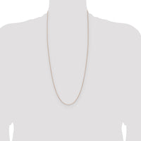 14k Rose Gold 1.05mm Solid Polished Spiga Chain-RSC40-30