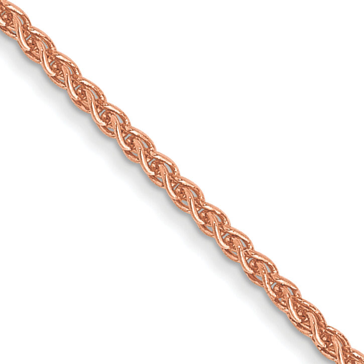 14k Rose Gold 1.05mm Solid Polished Spiga Chain-RSC40-30