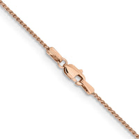 14k Rose Gold 1.25mm Solid Polished Spiga Chain-RSC41-24