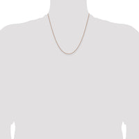 14k Rose Gold 1.25mm Solid Polished Spiga Chain-RSC41-20