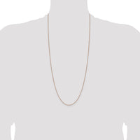 14k Rose Gold 1.25mm Solid Polished Spiga Chain-RSC41-30