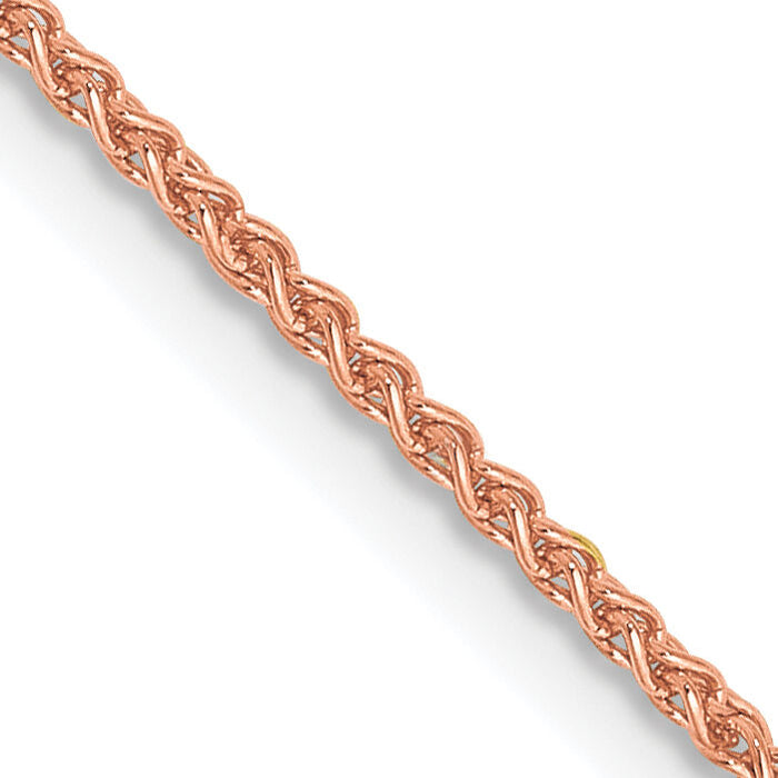 14k Rose Gold 1.25mm Solid Polished Spiga Chain-RSC41-20