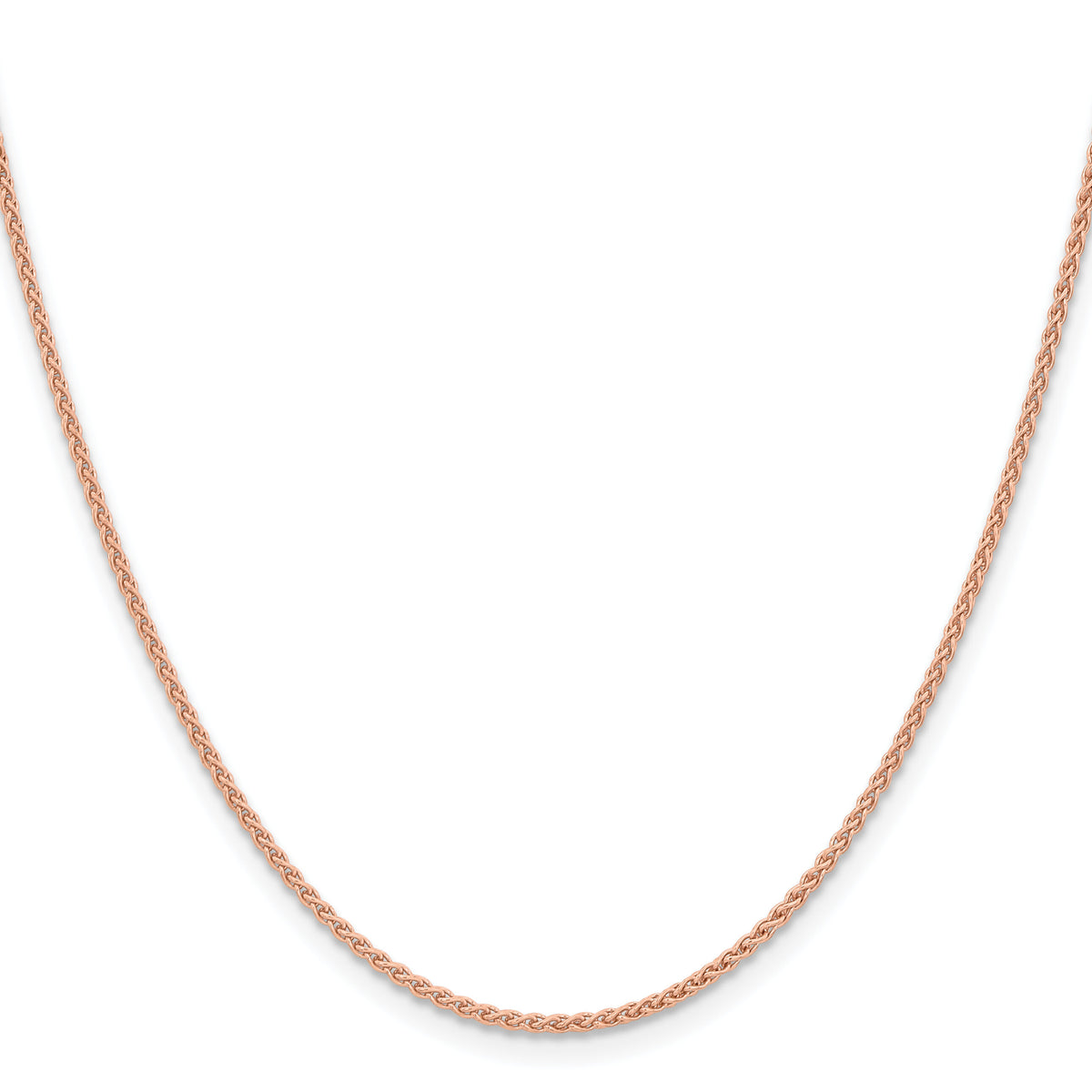 14k Rose Gold 1.7mm Solid Polished Spiga Chain-RSC42-30