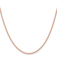 14k Rose Gold 1.7mm Solid Polished Spiga Chain-RSC42-30