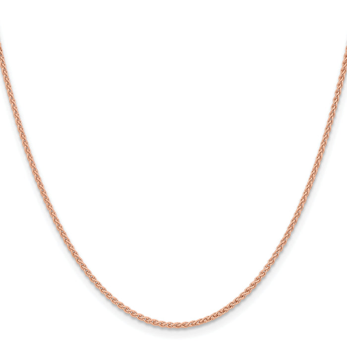 14k Rose Gold 1.7mm Solid Polished Spiga Chain-RSC42-30