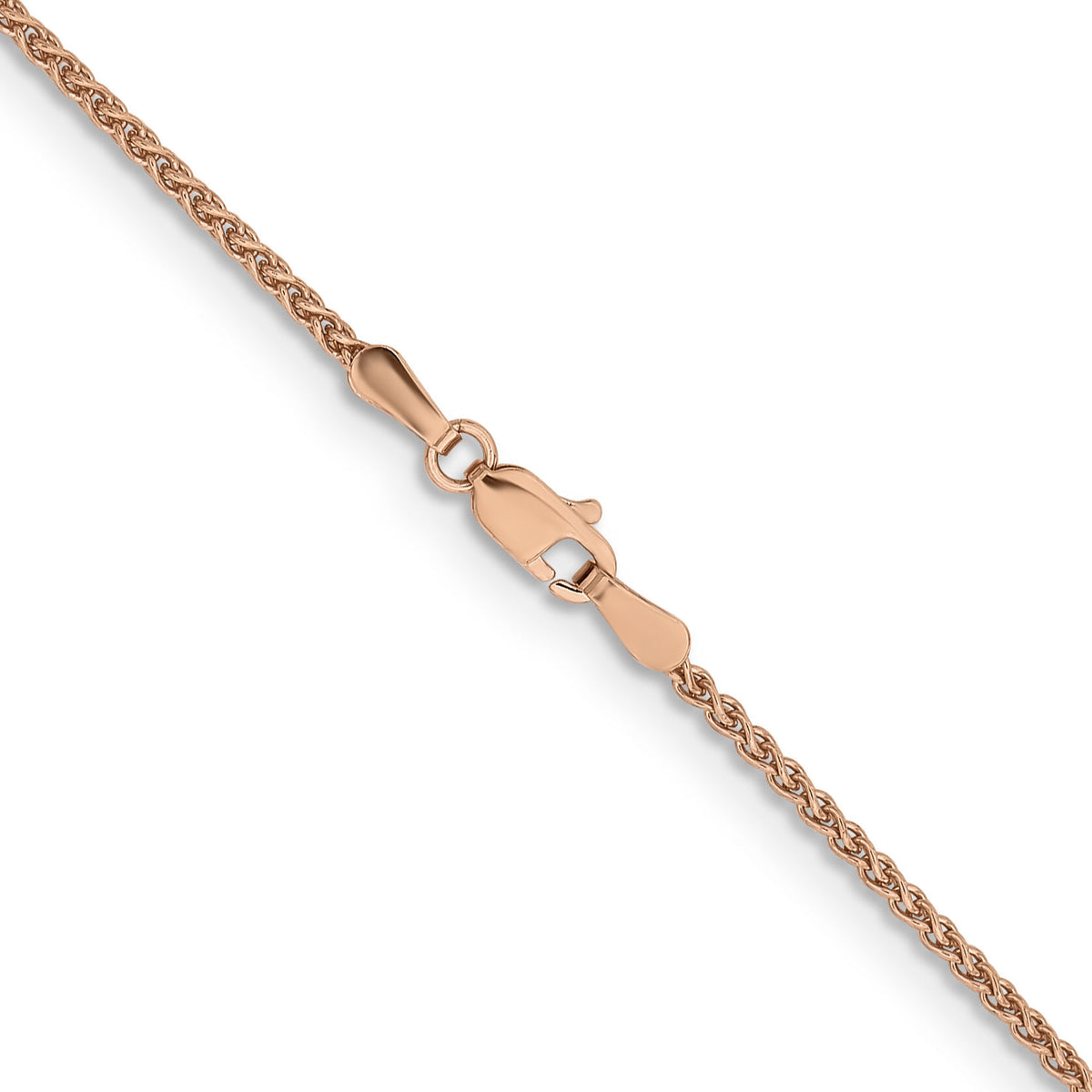 14k Rose Gold 1.7mm Solid Polished Spiga Chain-RSC42-20