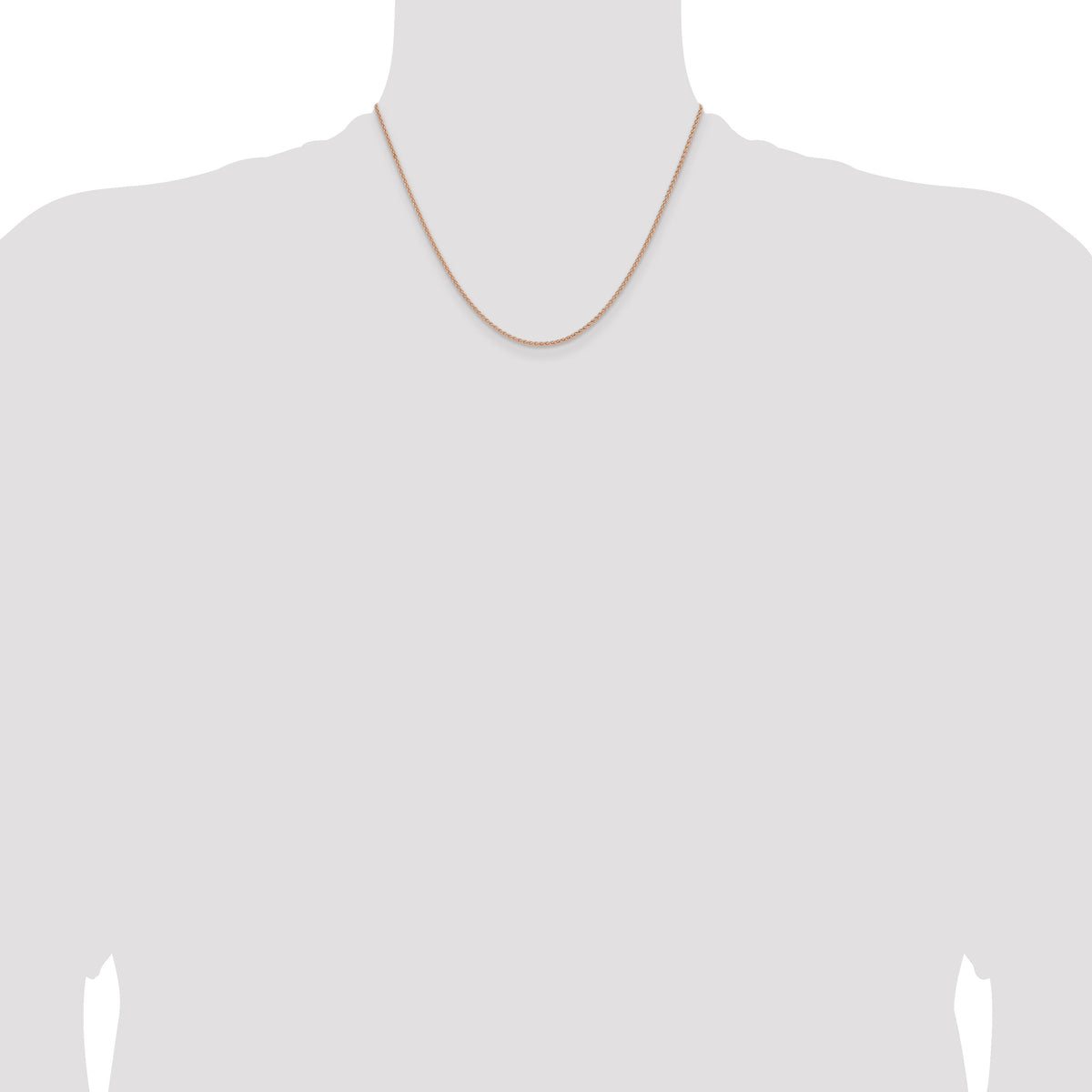 14k Rose Gold 1.7mm Solid Polished Spiga Chain-RSC42-18