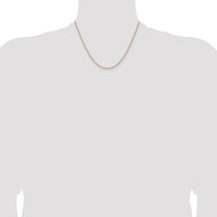 14k Rose Gold 1.7mm Solid Polished Spiga Chain-RSC42-18