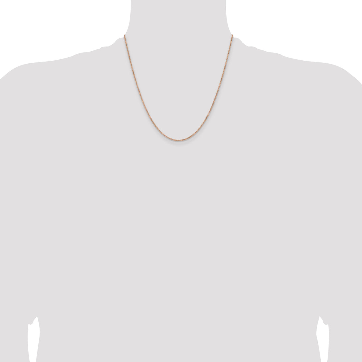 14k Rose Gold 1.7mm Solid Polished Spiga Chain-RSC42-20