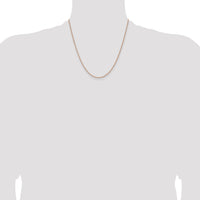 14k Rose Gold 1.7mm Solid Polished Spiga Chain-RSC42-20
