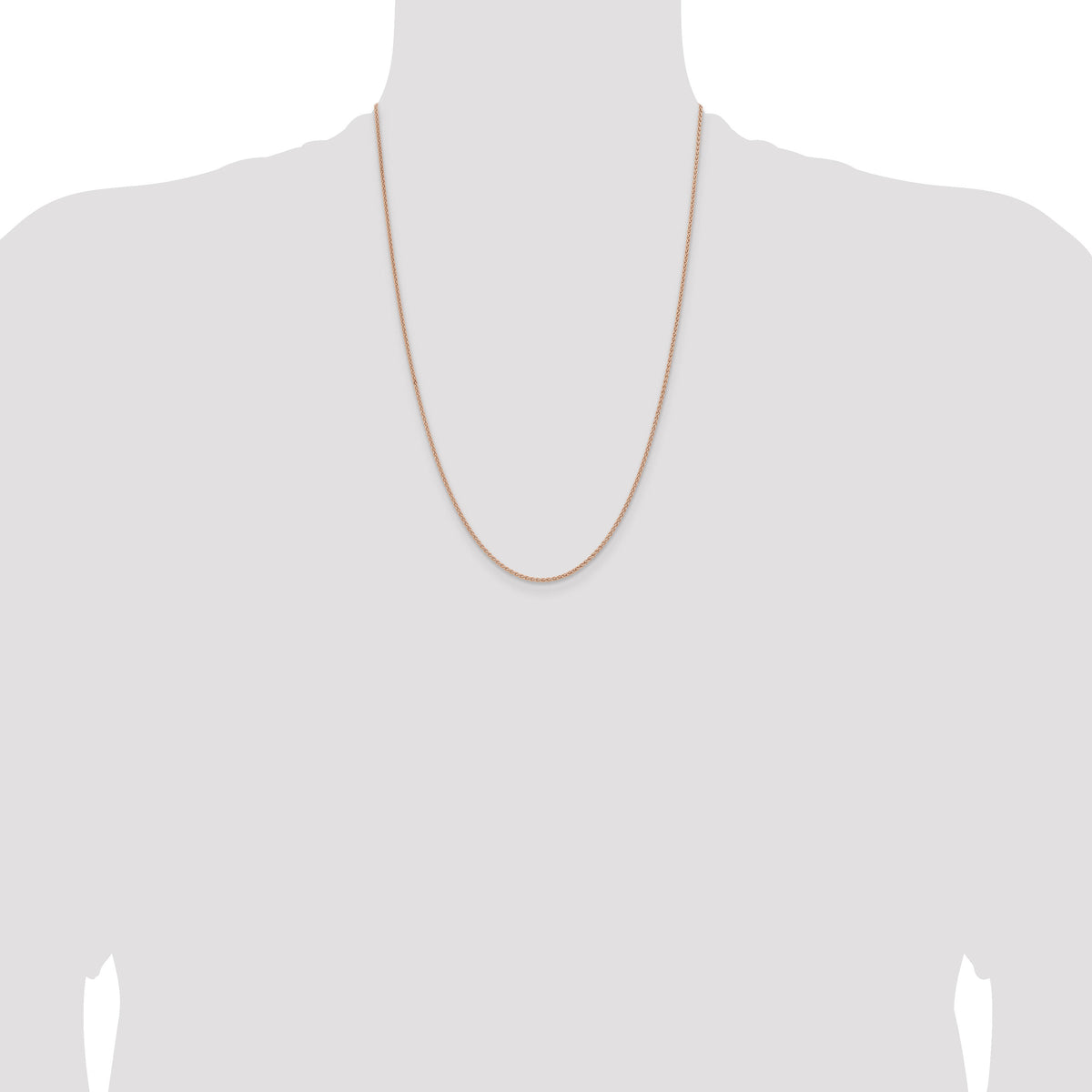 14k Rose Gold 1.7mm Solid Polished Spiga Chain-RSC42-24