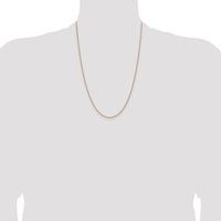 14k Rose Gold 1.7mm Solid Polished Spiga Chain-RSC42-24