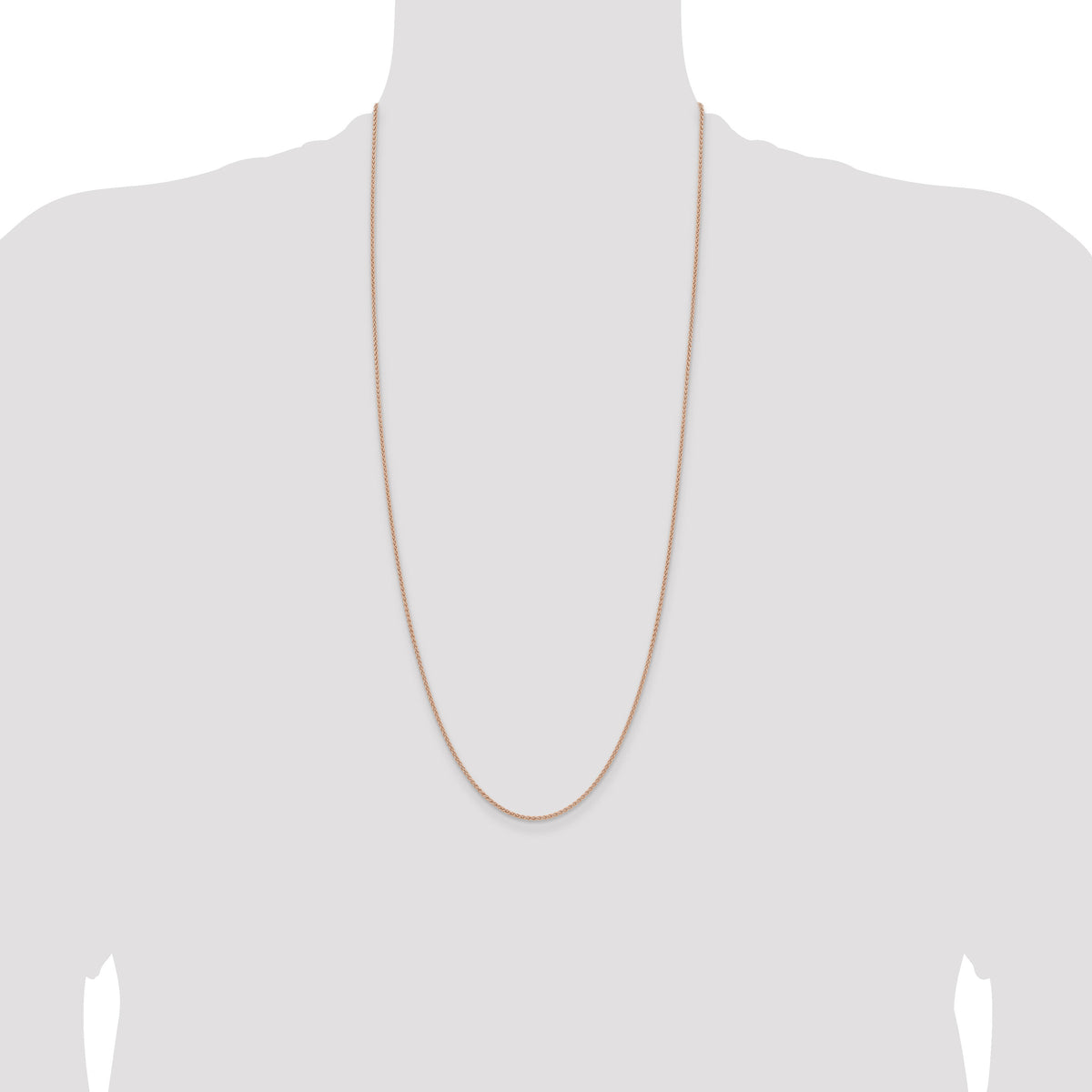 14k Rose Gold 1.7mm Solid Polished Spiga Chain-RSC42-30