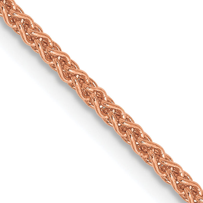 14k Rose Gold 1.7mm Solid Polished Spiga Chain-RSC42-16
