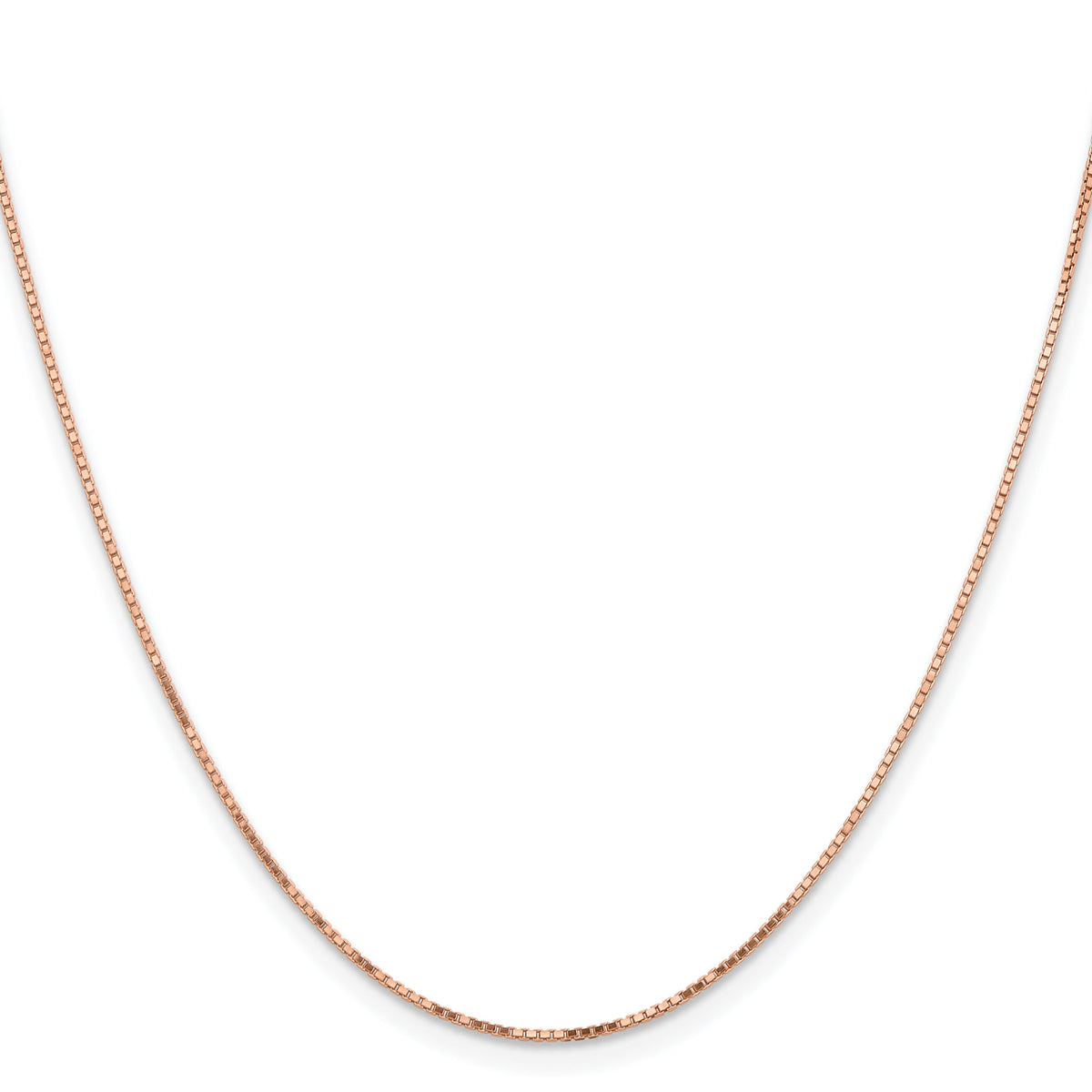 14k Rose Gold .95mm Box Chain-RSC44-24