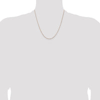 14k Rose Gold .95mm Box Chain-RSC44-20