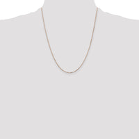 14k Rose Gold .95mm Box Chain-RSC44-22