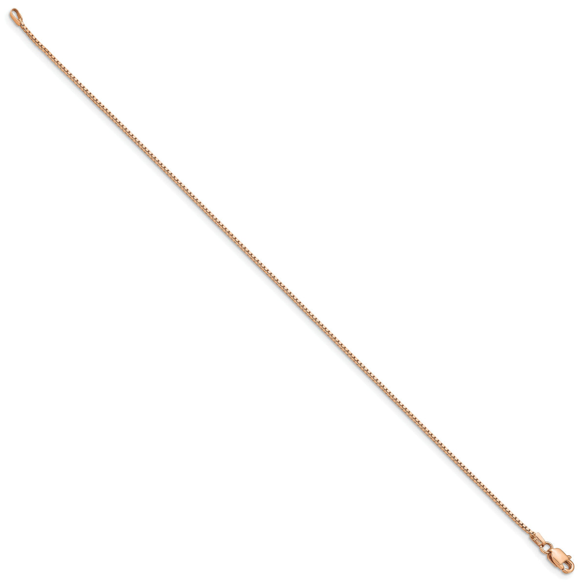 14k Rose Gold .95mm Box Chain-RSC44-7