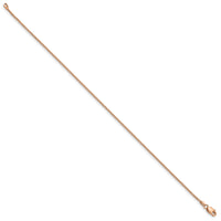 14k Rose Gold .95mm Box Chain-RSC44-7