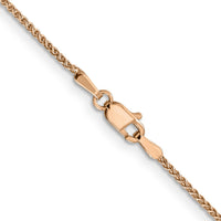 14k Rose Gold 1.25mm D/C Spiga Chain-RSC5-22