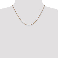 14k Rose Gold 1.25mm D/C Spiga Chain-RSC5-18