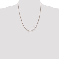 14k Rose Gold 1.25mm D/C Spiga Chain-RSC5-22