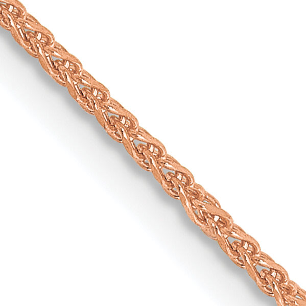 14k Rose Gold 1.25mm D/C Spiga Chain-RSC5-18