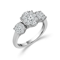 Diamond Engagement Ring 0.75 ct tw 14k White Gold-RT2330B56W4