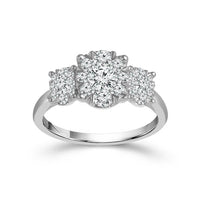Diamond Engagement Ring 0.75 ct tw 14k White Gold-RT2330B56W4