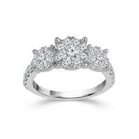 Diamond Engagement Ring 0.75 ct tw 14k White Gold-RT2338B56W4