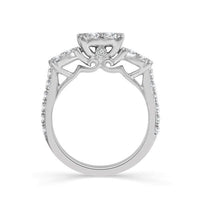 Diamond Engagement Ring 0.75 ct tw 14k White Gold-RT2338B56W4
