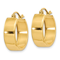 14K Hoop Earrings-S1163