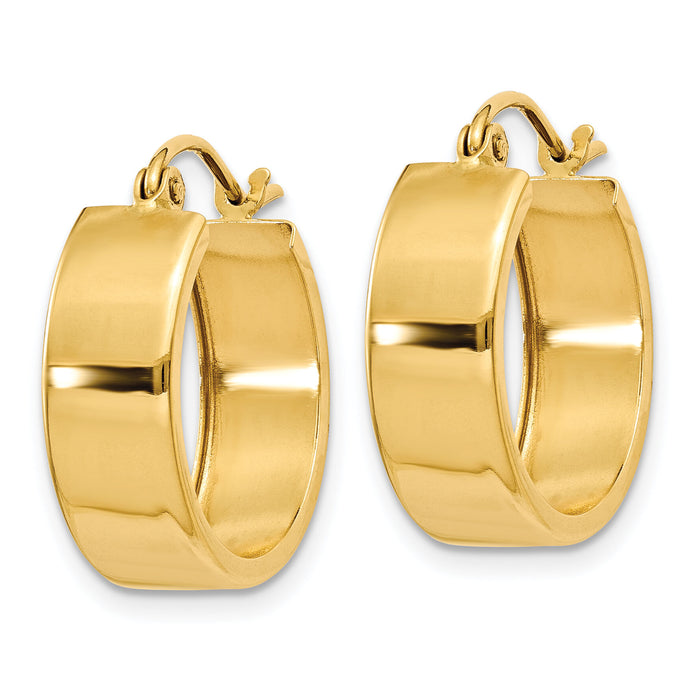 14K Hoop Earrings-S1163