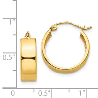 14K Hoop Earrings-S1163