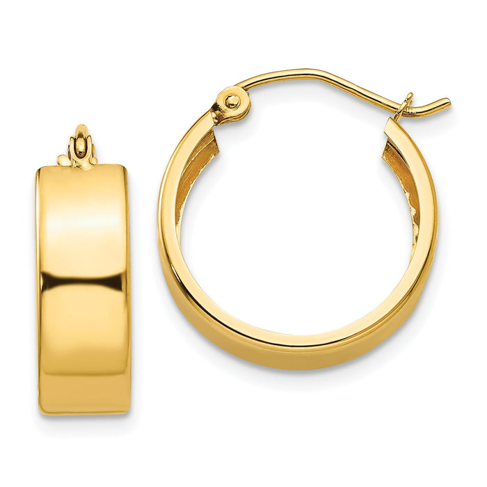 14K Hoop Earrings-S1163