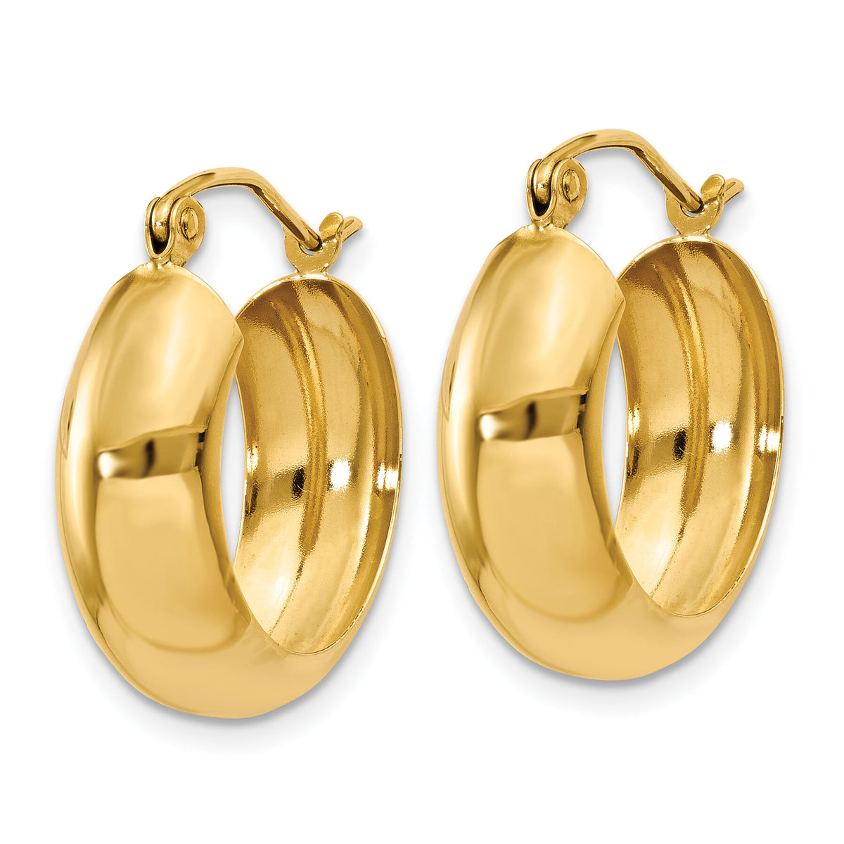 14K Hoop Earrings-S1165