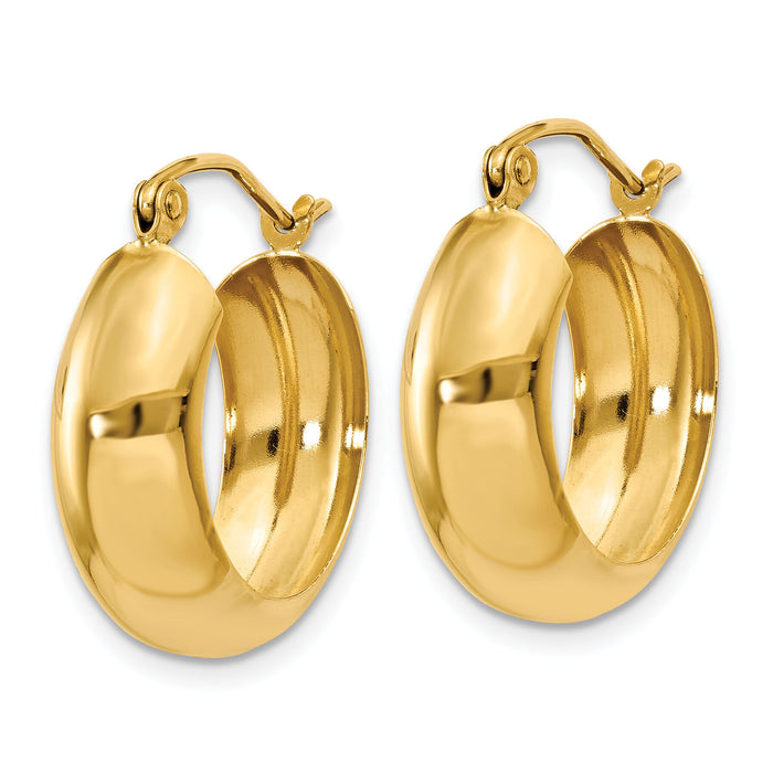 14K Hoop Earrings-S1165