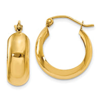 14K Hoop Earrings-S1165