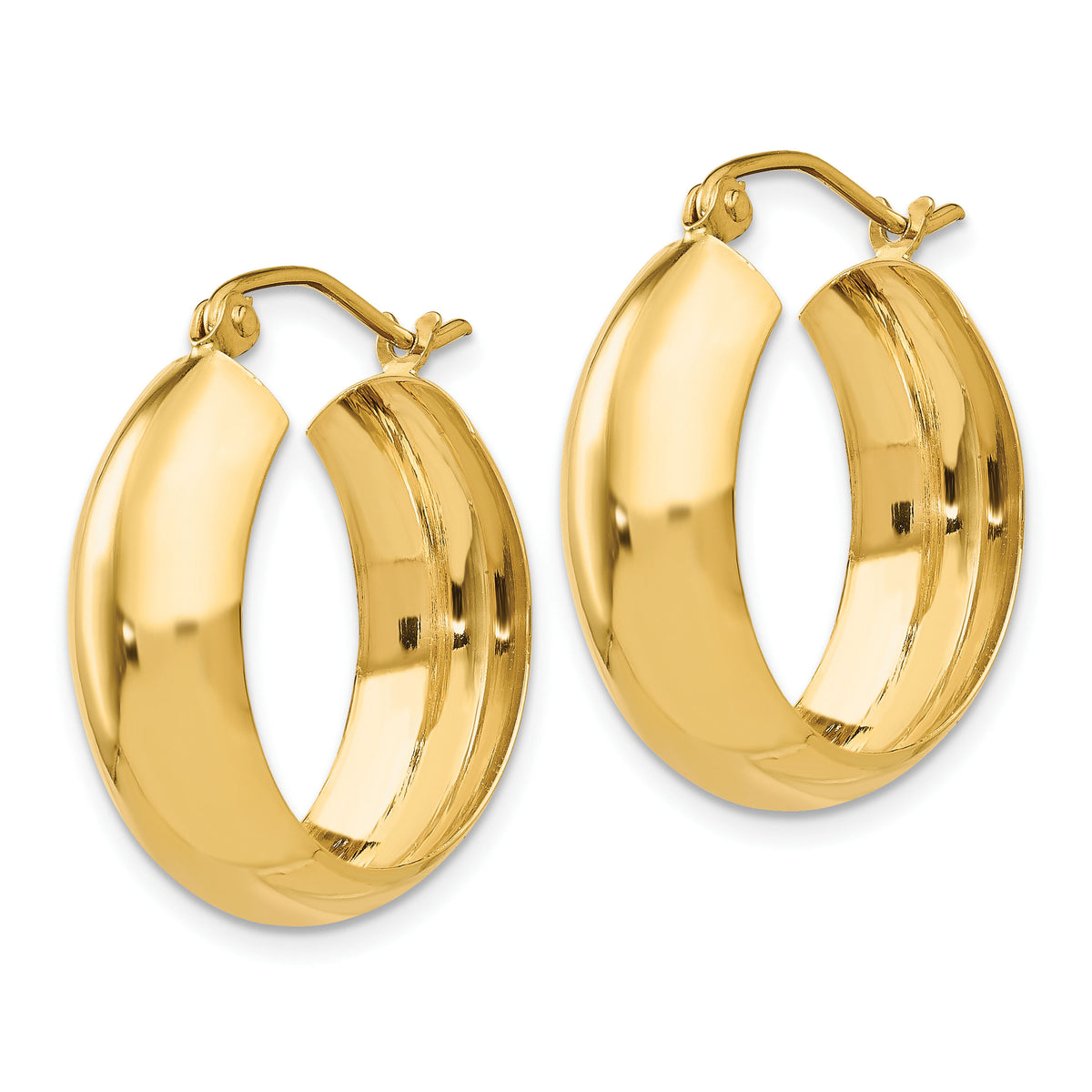 14K Hoop Earrings-S1167