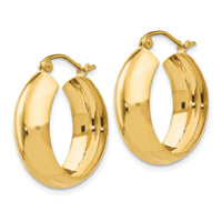 14K Hoop Earrings-S1167