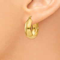 14K Hoop Earrings-S1167