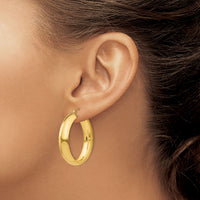14K Hoop Earrings-S1168