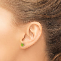 14k Madi K 5mm CZ Birthstone(Aug) Earrings-SE178
