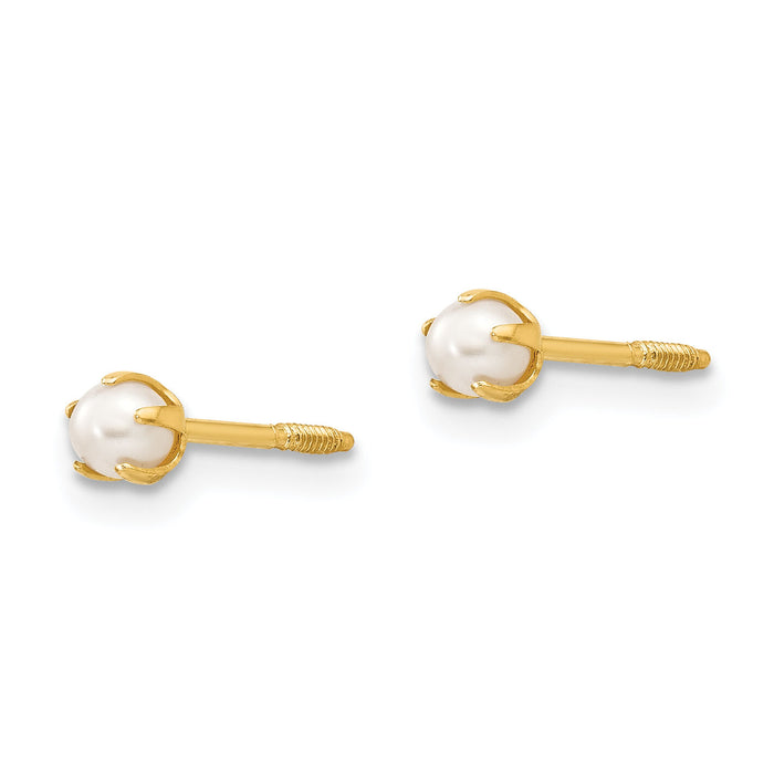 14k Madi K Reversible FW Cultured Pearl & Bead Earrings-SE265